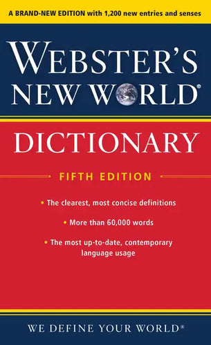 Webster's New World Dictionary, Fifth Edition - Paperback