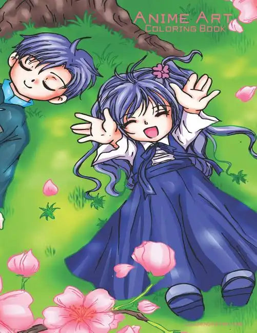 Anime Art Coloring Book - Paperback