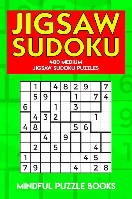 Jigsaw Sudoku: 400 Medium Jigsaw Sudoku Puzzles - Paperback