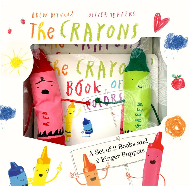 The Crayons: A Set of Books and Finger Puppets - Board Book
