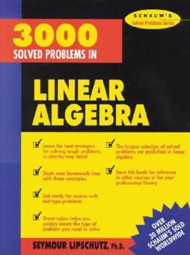 3,000 Solved Problems in Linear Algebra - Paperback
