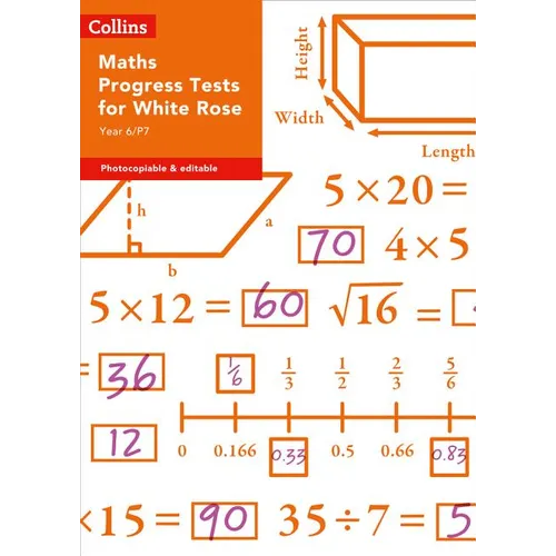 Year 6/P7 Maths Progress Tests for White Rose - Paperback