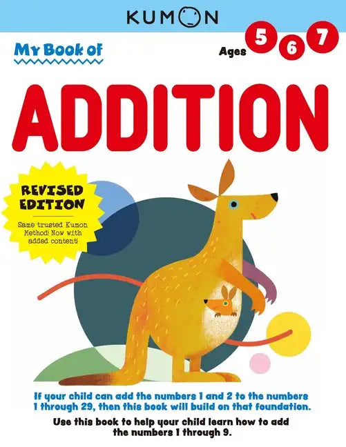 Kumon My Book of Addition: Revised Ed - Paperback