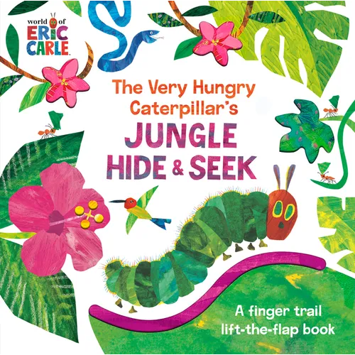 The Very Hungry Caterpillar's Jungle Hide & Seek: A Finger Trail Lift-The-Flap Book - Board Book
