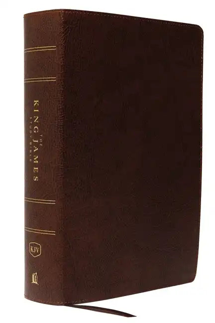 The King James Study Bible, Bonded Leather, Brown, Full-Color Edition - Bonded Leather