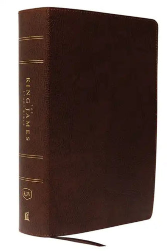 The King James Study Bible, Bonded Leather, Brown, Full-Color Edition - Bonded Leather