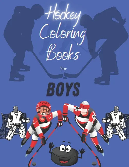 Hockey Coloring Books For Boys - Paperback