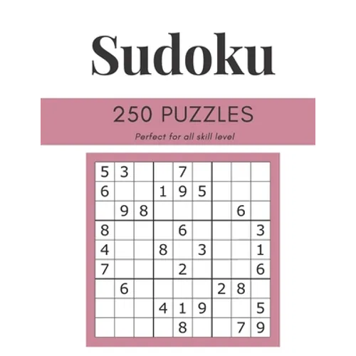 Sudoku Puzzle Book: 250 Medium to Very Hard Sudoku Puzzles for All Ages with Solutions - Paperback