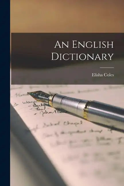 An English Dictionary - Paperback