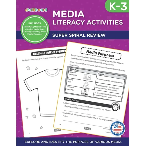 Media Literacy Activities Grades K-3 - Paperback