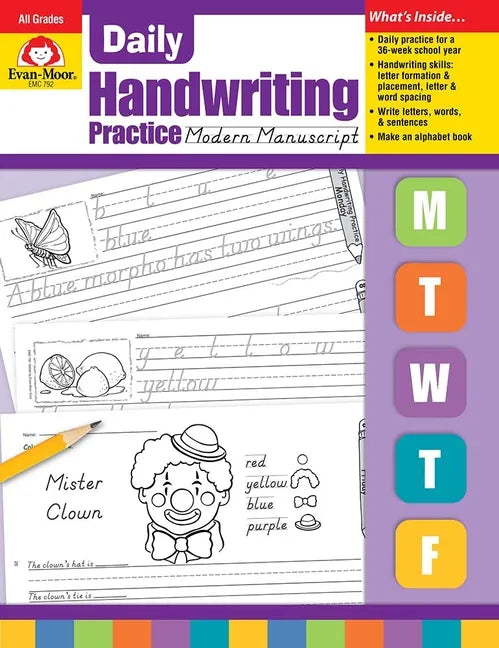Daily Handwriting Practice: Modern Manuscript, Kindergarten - Grade 6 Teacher Edition - Paperback