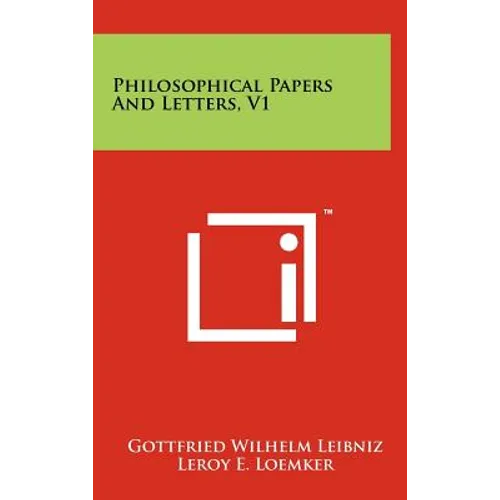 Philosophical Papers And Letters, V1 - Hardcover