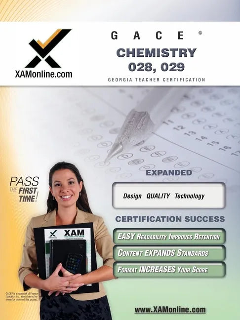 Gace Chemistry 028, 029 Teacher Certification Test Prep Study Guide - Paperback