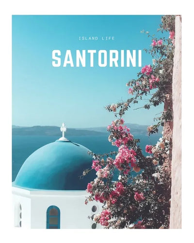 Santorini: A Decorative Book - Perfect for Coffee Tables, Bookshelves, Interior Design & Home Staging - Paperback