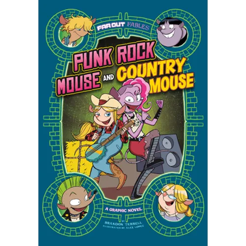 Punk Rock Mouse and Country Mouse: A Graphic Novel - Paperback