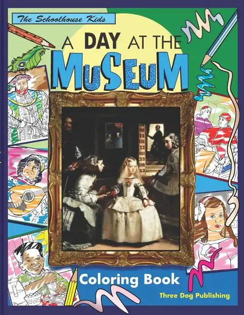 A Day At The Museum Coloring Book - Paperback