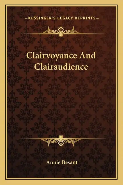 Clairvoyance and Clairaudience - Paperback