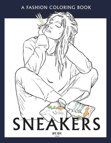 Sneakers: A coloring book for adults and teenager - Paperback