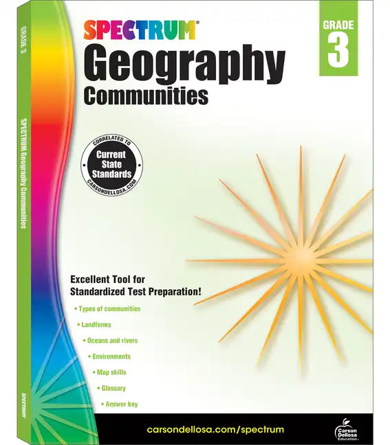 Spectrum Geography, Grade 3: Communities Volume 93 - Paperback