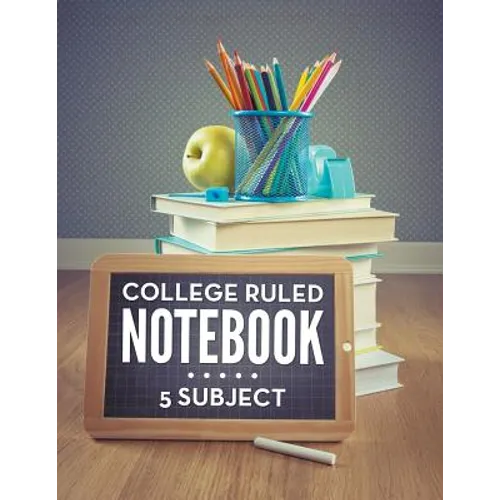 College Ruled Notebook - 5 Subject - Paperback