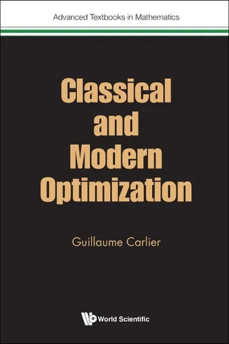 Classical and Modern Optimization - Paperback