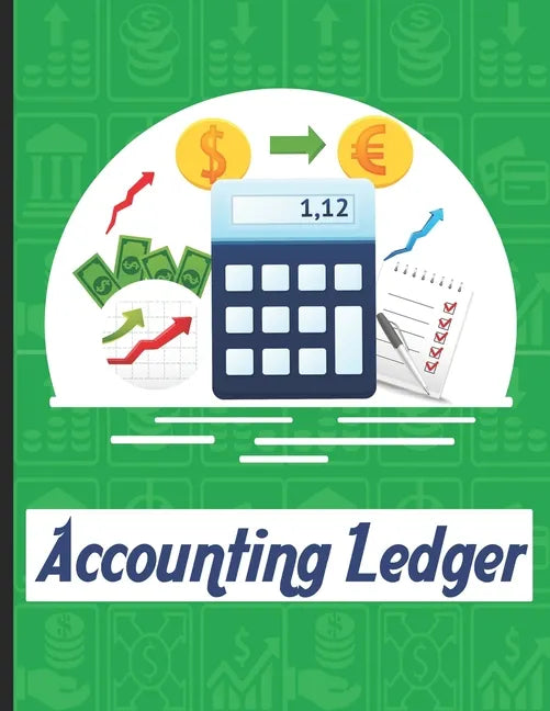 accounting ledgers for bookkeeping: Accounting General Ledge, sustained and long lasting tracking and record keeping Size:8.5