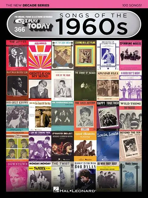 Songs of the 1960s - The New Decade Series: E-Z Play Today Volume 366 - Paperback