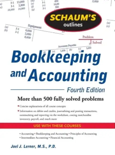 Schaum's Outline of Bookkeeping and Accounting - Paperback