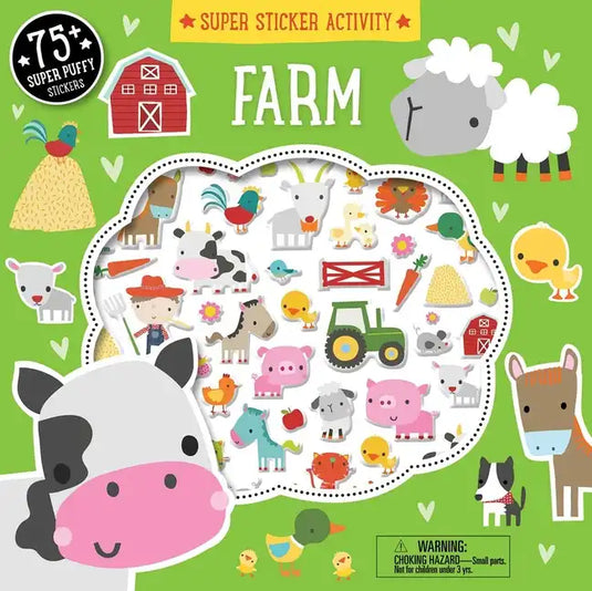 Super Sticker Activity: Farm - Paperback