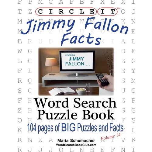 Circle It, Jimmy Fallon Facts, Word Search, Puzzle Book - Paperback