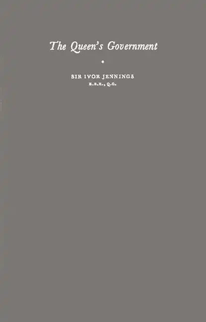 The Queen's Government - Hardcover