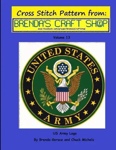 US Army Logo - Cross Stitch Pattern: from Brenda's Craft Shop - Volume 13 - Paperback