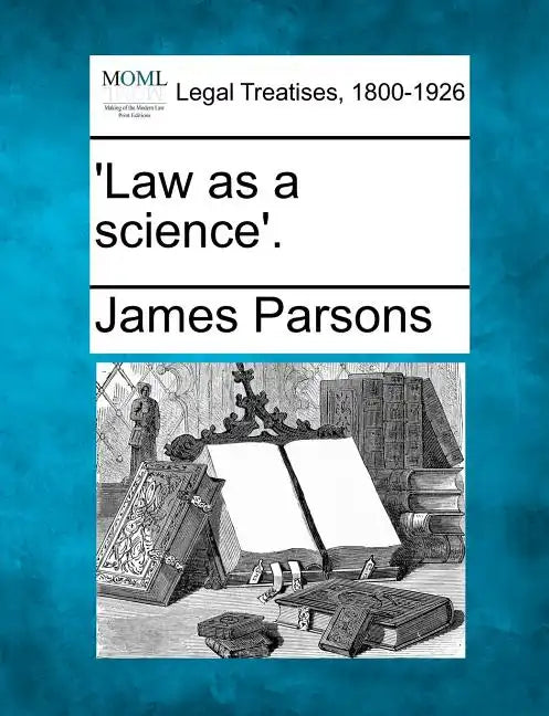 'law as a Science'. - Paperback