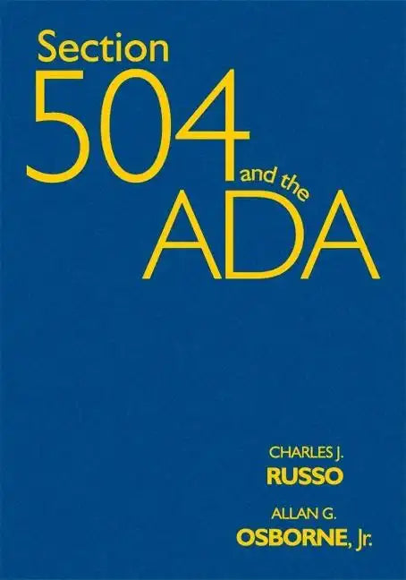 Section 504 and the ADA - Hardcover