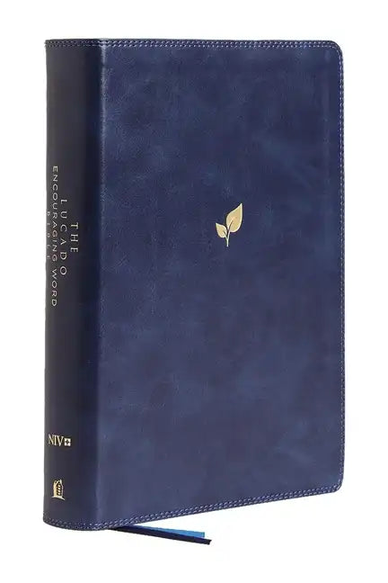 Niv, Lucado Encouraging Word Bible, Blue, Leathersoft, Comfort Print: Holy Bible, New International Version - Imitation Leather