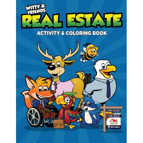 Real Estate Activity & Coloring Book - Paperback
