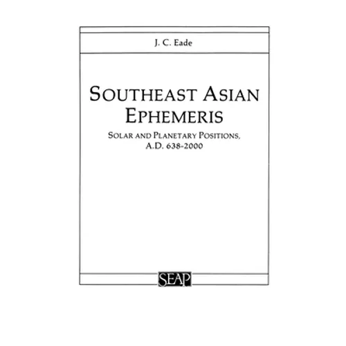 Southeast Asian Ephemeris - Paperback