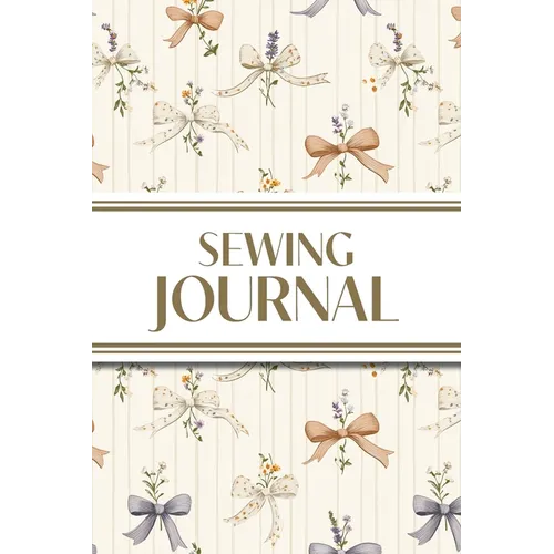 Sewing Journal (Orange and Purple Bows with Wildflowers on Cream Background): 6