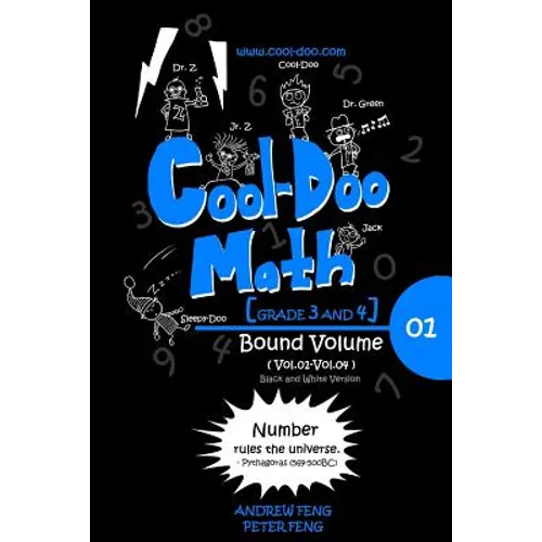 Cool-Doo Math: (Grade 3 & Grade 4) - Bound Volume 01 (Vol.01-Vol.04) - Paperback