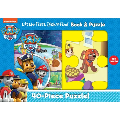 Nickelodeon Paw Patrol: Little First Look and Find Book & Puzzle - Hardcover