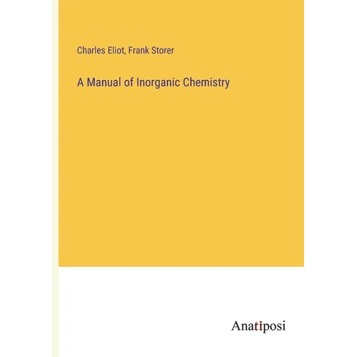 A Manual of Inorganic Chemistry - Paperback