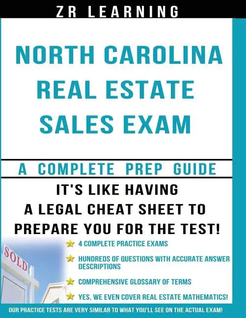 North Carolina Real Estate Sales Exam Questions - Paperback