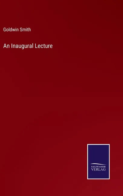 An Inaugural Lecture - Hardcover