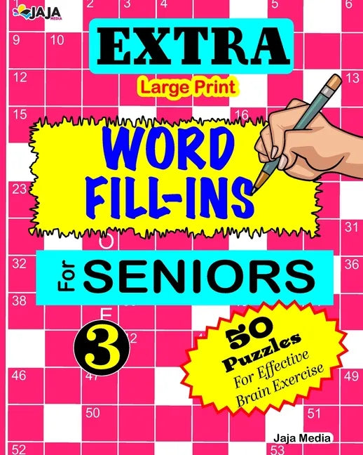 EXTRA Large Print WORD FILL-INS FOR SENIORS: Vol. 3 - Paperback