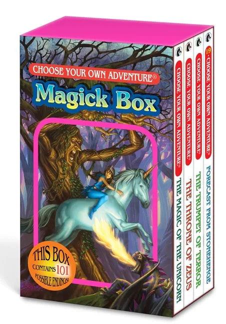 Choose Your Own Adventure 4-Book Boxed Set Magick Box (the Magic of the Unicorn, the Throne of Zeus, the Trumpet of Terror, Forecast from Stonehenge) - Paperback