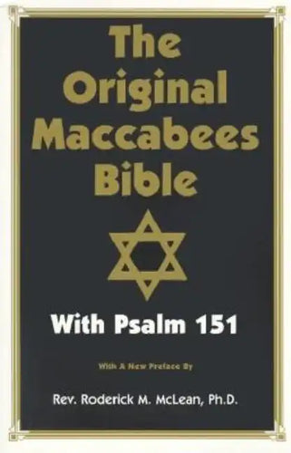 Original Maccabees Bible-OE: With Psalm 151 - Paperback