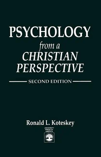 Psychology from a Christian Perspective - Paperback