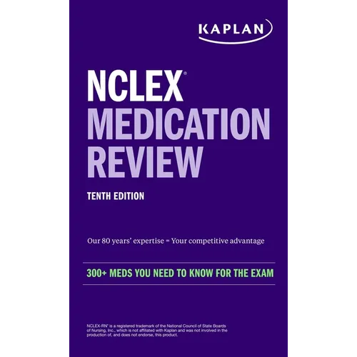 NCLEX Medication Review: 300+ Meds You Need to Know for the Exam - Paperback