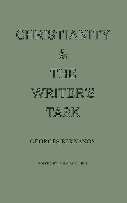 Christianity and the Writer's Task - Paperback