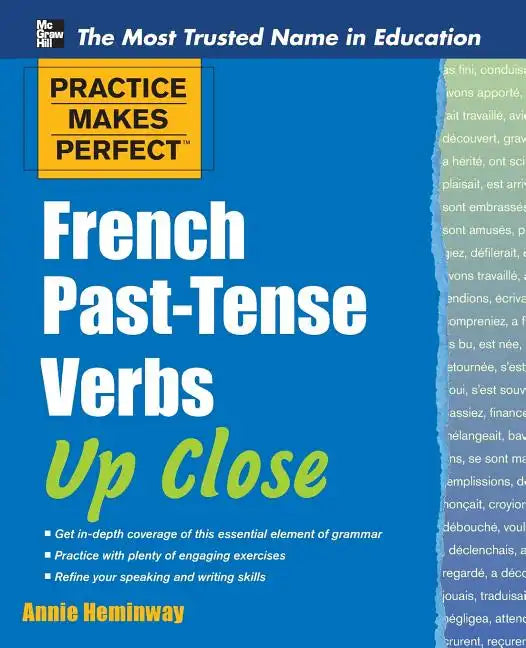 French Past-Tense Verbs Up Close - Paperback